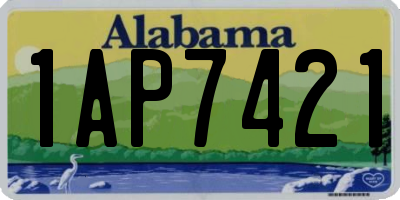 AL license plate 1AP7421