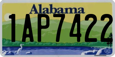 AL license plate 1AP7422