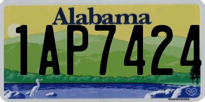 AL license plate 1AP7424