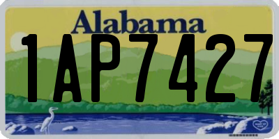 AL license plate 1AP7427