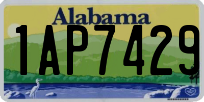 AL license plate 1AP7429