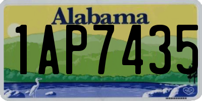 AL license plate 1AP7435