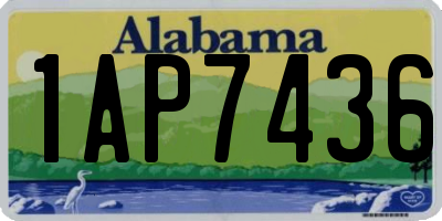 AL license plate 1AP7436