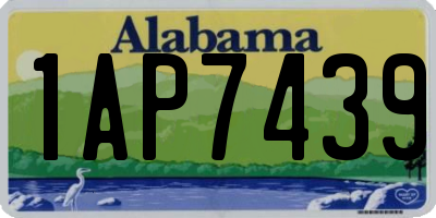 AL license plate 1AP7439