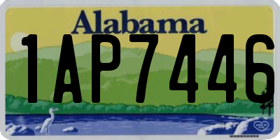 AL license plate 1AP7446