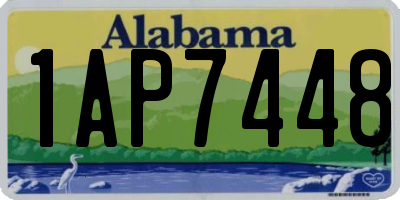 AL license plate 1AP7448