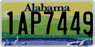 AL license plate 1AP7449