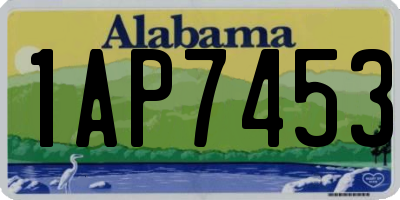 AL license plate 1AP7453