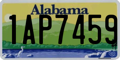 AL license plate 1AP7459