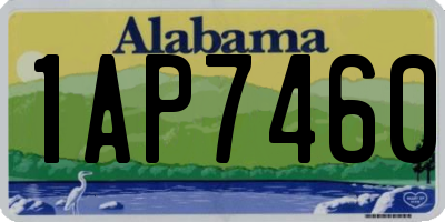 AL license plate 1AP7460
