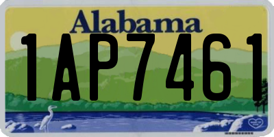 AL license plate 1AP7461