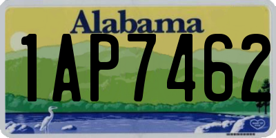 AL license plate 1AP7462