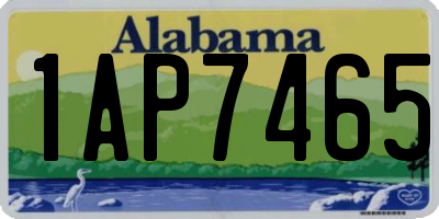 AL license plate 1AP7465