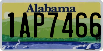 AL license plate 1AP7466
