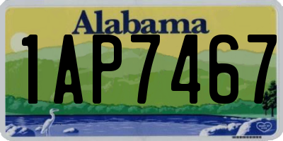 AL license plate 1AP7467