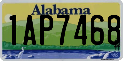 AL license plate 1AP7468