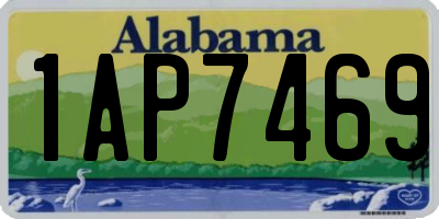 AL license plate 1AP7469