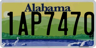 AL license plate 1AP7470