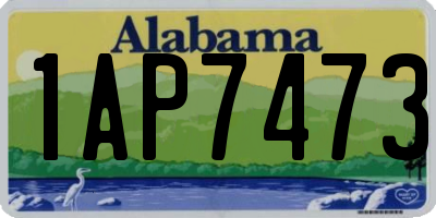 AL license plate 1AP7473