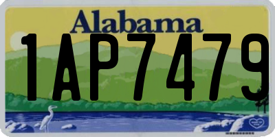 AL license plate 1AP7479