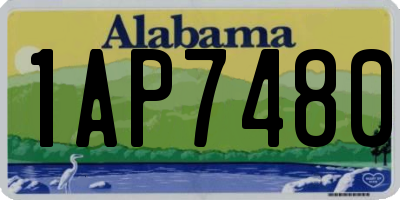 AL license plate 1AP7480