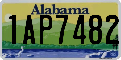 AL license plate 1AP7482