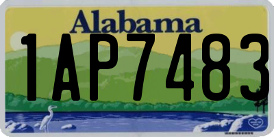 AL license plate 1AP7483