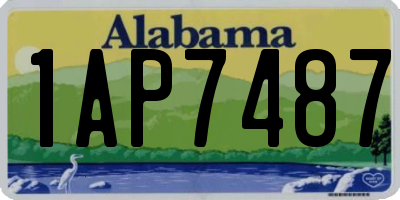 AL license plate 1AP7487