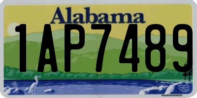 AL license plate 1AP7489