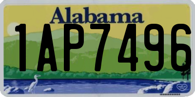 AL license plate 1AP7496