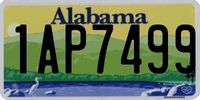 AL license plate 1AP7499