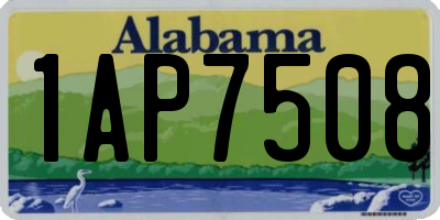 AL license plate 1AP7508