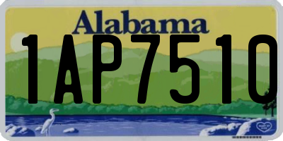 AL license plate 1AP7510