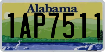 AL license plate 1AP7511