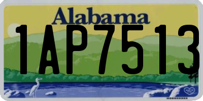 AL license plate 1AP7513