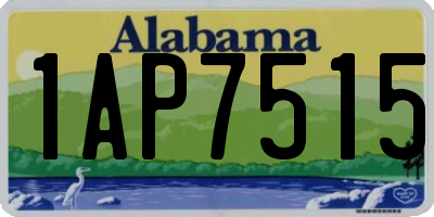 AL license plate 1AP7515