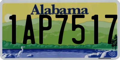 AL license plate 1AP7517