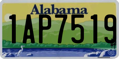 AL license plate 1AP7519
