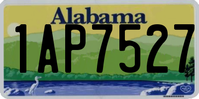 AL license plate 1AP7527