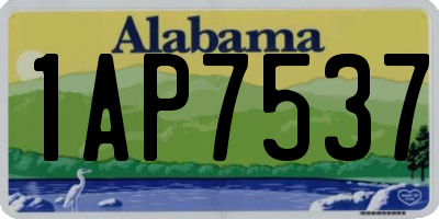 AL license plate 1AP7537