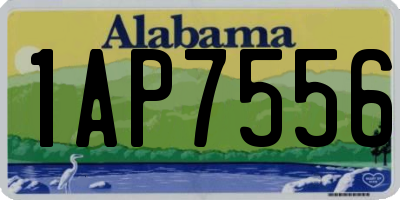 AL license plate 1AP7556