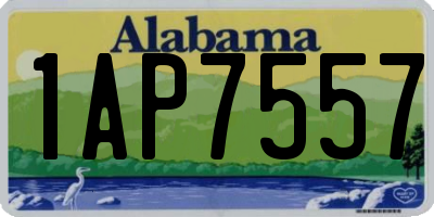 AL license plate 1AP7557