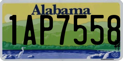 AL license plate 1AP7558