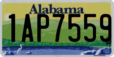 AL license plate 1AP7559