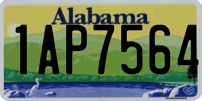 AL license plate 1AP7564