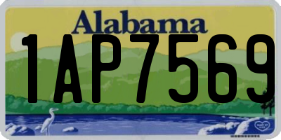 AL license plate 1AP7569