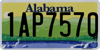 AL license plate 1AP7570
