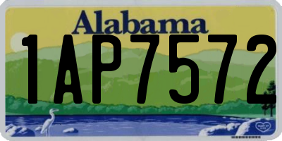 AL license plate 1AP7572