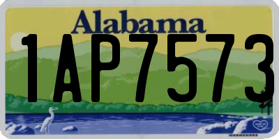 AL license plate 1AP7573