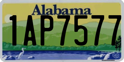 AL license plate 1AP7577